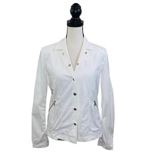 Cerruti 1881 Lightweight Jacket Womens 42 Medium Zipper Pockets Casual Tailored